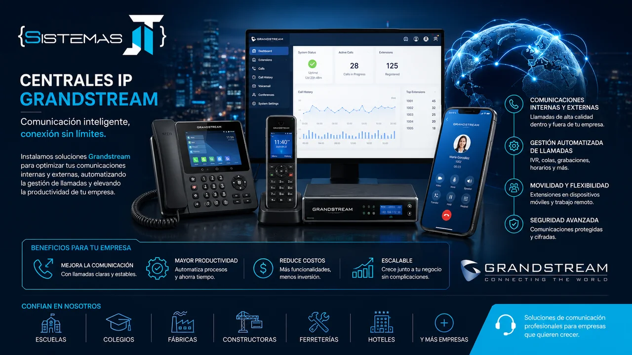 Centrales IP Grandstream